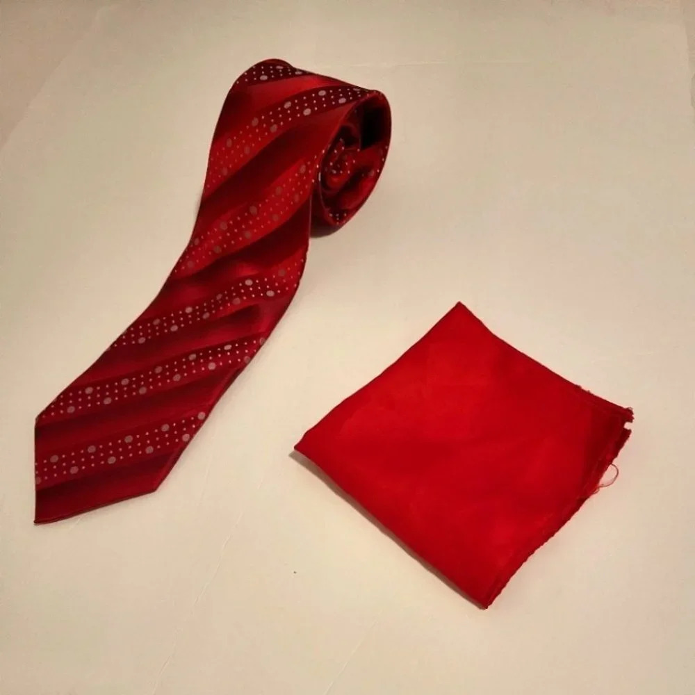 Men's Necktie Handkerchief Set by BelVetro